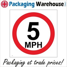 5 MPH - Slow Speed Limit