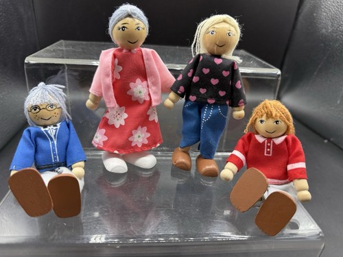 Wooden poseable doll dolls - wooden,