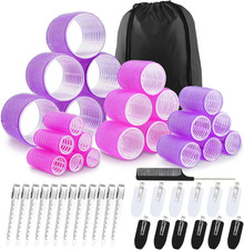 50Pcs Hair Rollers with Clips