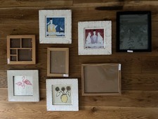 8 Picture Frames.. bundle .. Various Sizes For PICTURE WALL