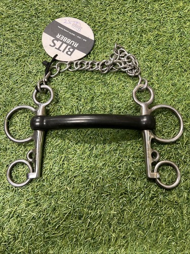 Hard rubber pelham bit - pelham,