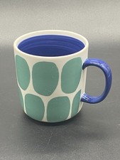 Habitat Abstract Mix It Up Mug Green Blue 10cm Tall X 9cm