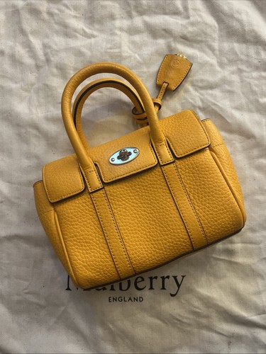 Mulberry mini bayswater yellow - mulberry,