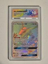 Pokemon Rayquaza GX Celestial Storm Secret Rare Full Art 177/168 Ace 10 *POP 4*