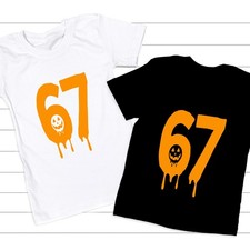 New Kids Boys Girls Halloween Sixty Seven 67 T-Shirt Adults Fancy Costume Top UK