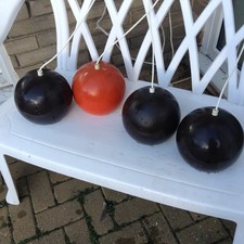 4 X Danish "Topan" Pendant Lamps designed by Verner Panton for Louis Poulsen 