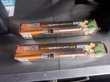 2 Sunmaster HPS Dual Spectrum Grow Light 600 Watt Bulb Lamps
