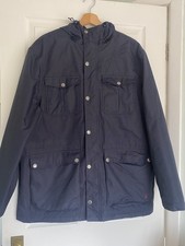 Joules Ladies Waterproof Breathable Taped Seams Coat jacket  Dark Blue XL 18/20 