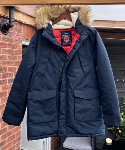 Superdry mens everest faux - superdry, fur