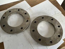 2x Stainless Steel Weld On Pipe Flanges 5 And Half Inch Centre Hole