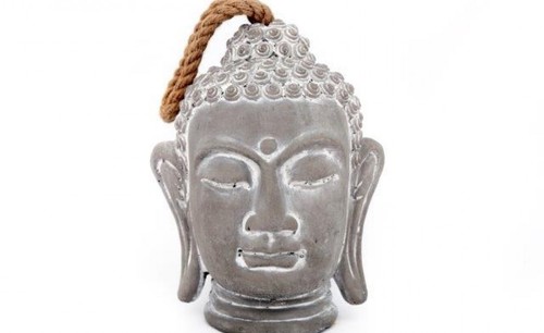 Buddha ornament door stop with - door,