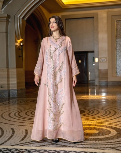 Muslim women mesh sequins - sequins, maxi