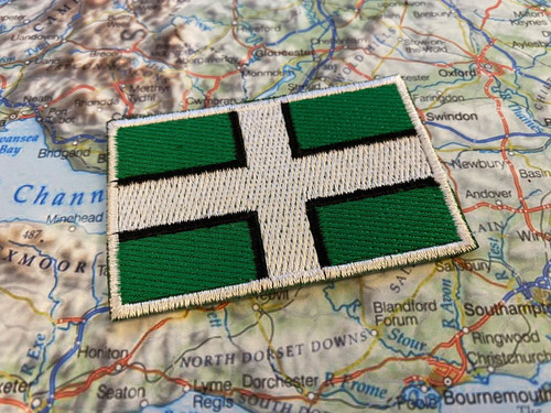 Devon county flag embroidered - devon,