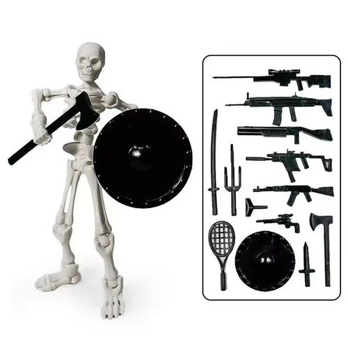 Skeleton action figure - action,