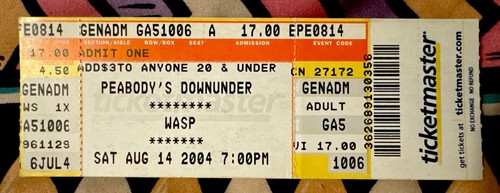 Wasp neon god world tour - wasp,