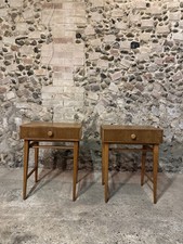 Stunning Pair of Mid-Century Teak Bedside Tables - Scandinavian/Danish Design