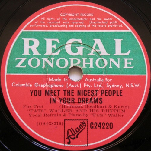 Fats waller rhythm honey - rhythm, *honey