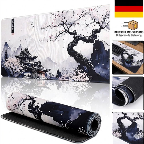 Japanese white mouse pad - mouse,