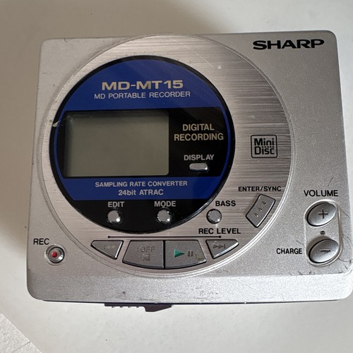 Sharp mt15 minidisc - sharp,