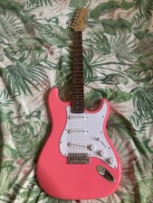 Chantry Hot Pink Electric Guitar (great condition) with gig bag