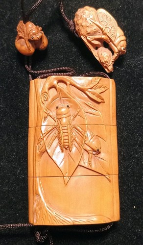 Japanese inro netsuke antique - japanese,