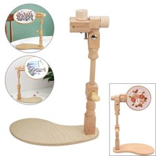 Wooden embroidery hoop - wooden, cross