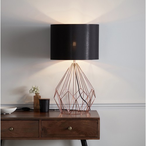 Table lamp modern - table, copper