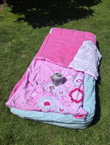 Pink inflatable readybed - pink,