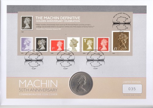 Machin definitive minisheet - machin,