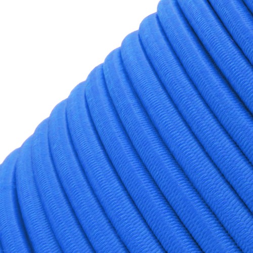 Blue round elastic bungee rope - blue,