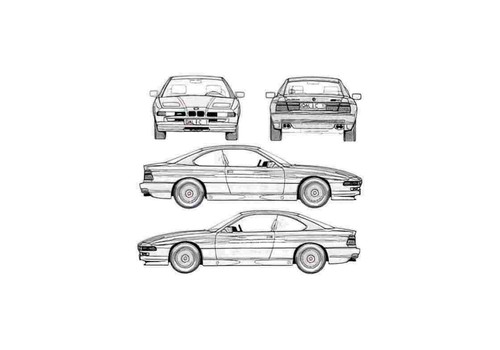 Photo blueprint bmw - bmw, alpina