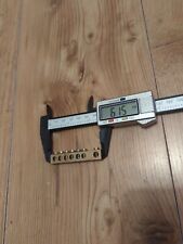 7 WAY NEUTRAL EARTH BAR BRASS  HOLE SCREW METAL STRIP BLOCK CONSUMER UNIT 