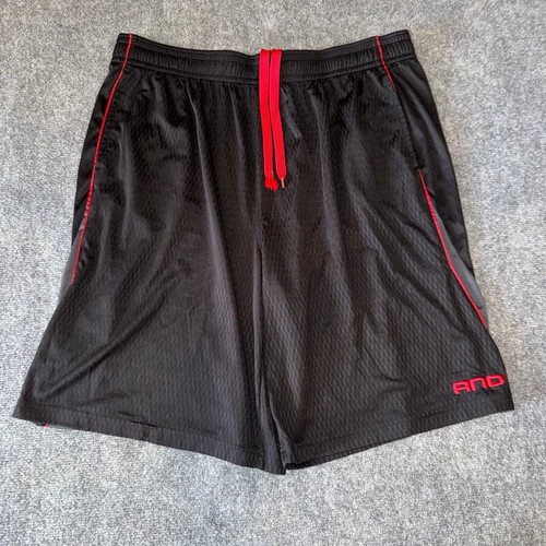 And1 black red baggy - black/red, hoop