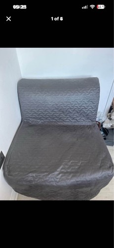 Ikea lycksele white fabric - white,