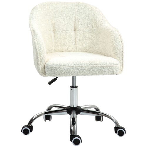 Homcom fluffy desk chair - fluffy, for