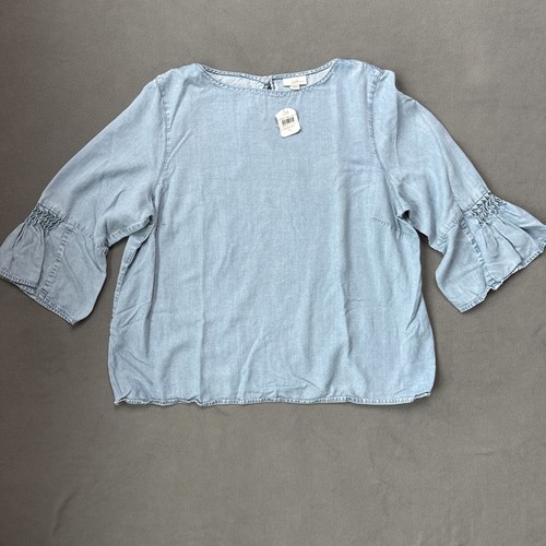 Jill denim blouse womens - blouse, xl