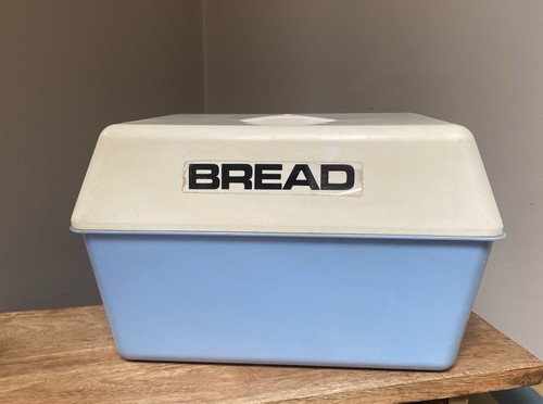 Vintage bread bin - vintage, plastic
