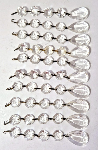 Set vintage crystal - 10,