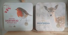 Empty Marks & Spencers Christmas Scottish Shortbread Petiticoat Tails Tin 
