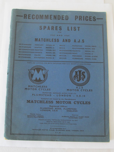 1963 1964 ajs matchless - 1964,