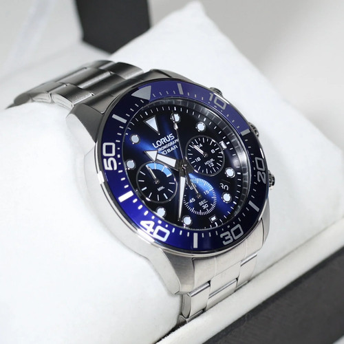 Lorus stainless steel blue - stainless,