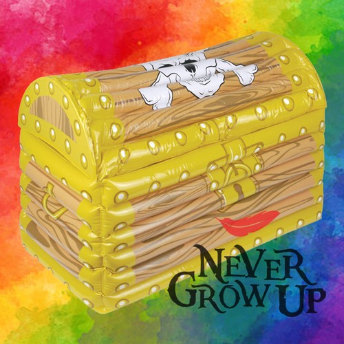 Inflatable treasure chest x - treasure,