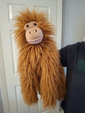 Puppet Company Orangutan Full Body 90cm Hand Puppet Soft Toy Plush  Monkey VGC