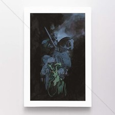 Hellboy Poster Canvas Superhero Comic Book Art Print #103
