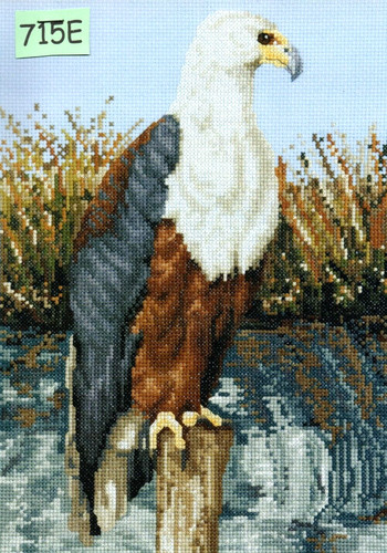 Cross stitch chart fish eagle - chart,