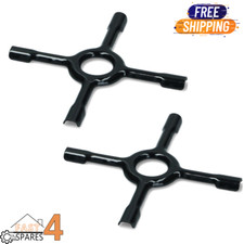 2X Gas Hob Ceramic Pan Support