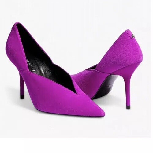 Karen millen suede court - millen, shoes