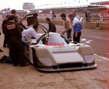 PHOTO  RAY MALLOCK IN THE PITS IN WHAT I BELIEVE IS A GROUP C ASTON MARTIN NIMRO