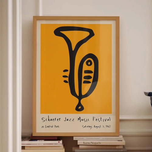 Trumpet poster exhibition - exhibition, jazz
