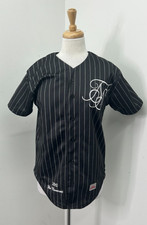 Sik Silk The Movement Baseball Jersey Black and White Shirt Size S      LM2a
